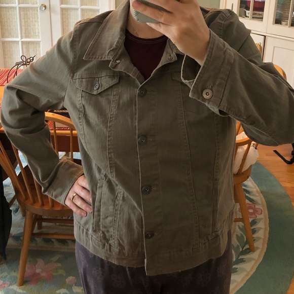 Greige Jean Jacket - Picture 4 of 4